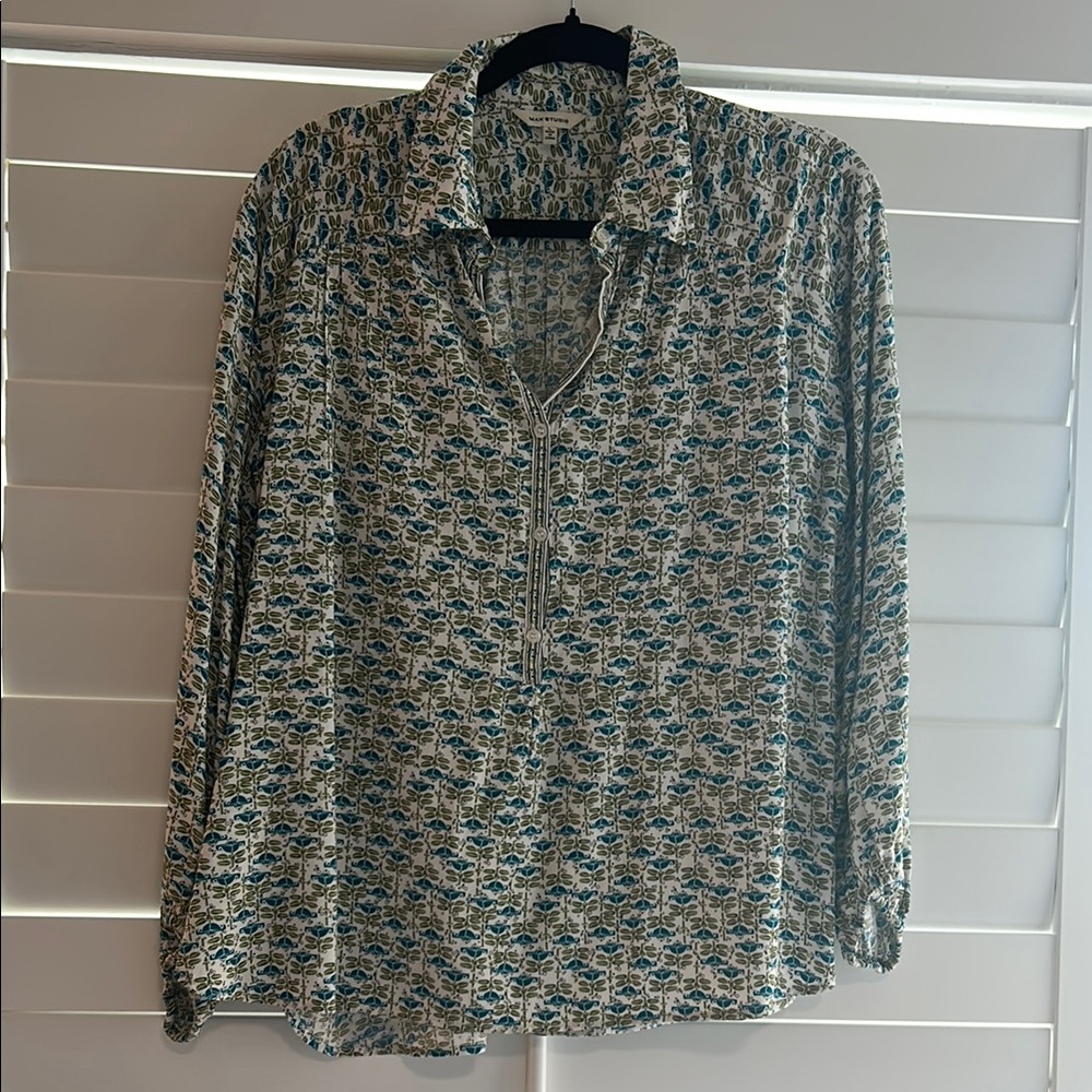 Max Studio Floral Blouse